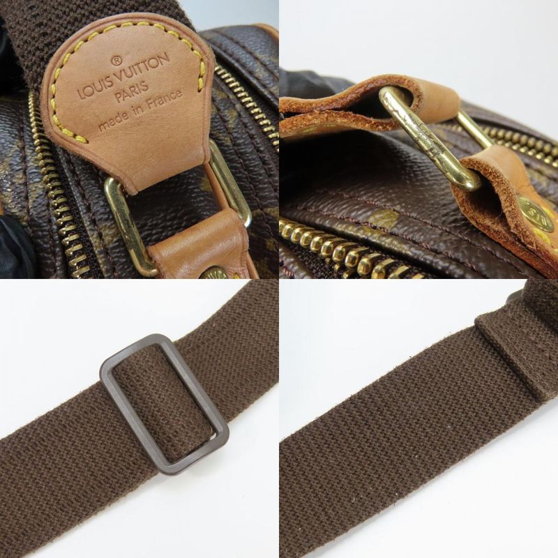 Louis Vuitton Shoulder Bag Reporter PM M45254 Monogram Nubuck Brown Crossbody