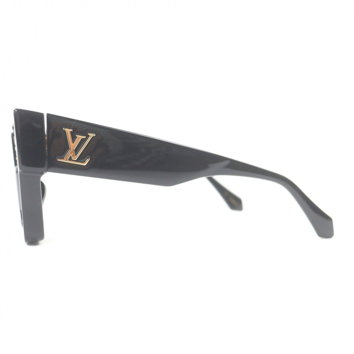 Louis Vuitton Sunglasses Cyclone Recycled Acetate Black Demo — view 4