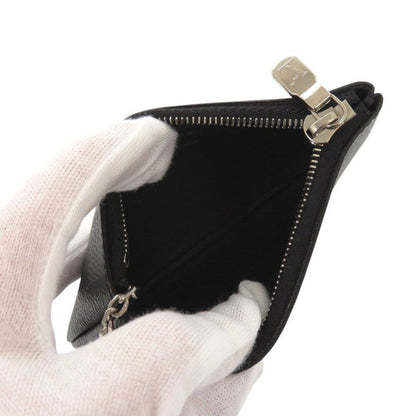 Louis Vuitton Pochette Cles Damier Graphite N60155 Black Coin Case LV 1070