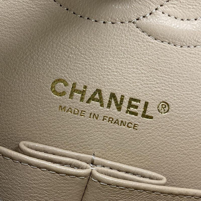 Chanel Shoulder Bag Double Flap Matelasse A01112 Beige Chain Shoulder/gold