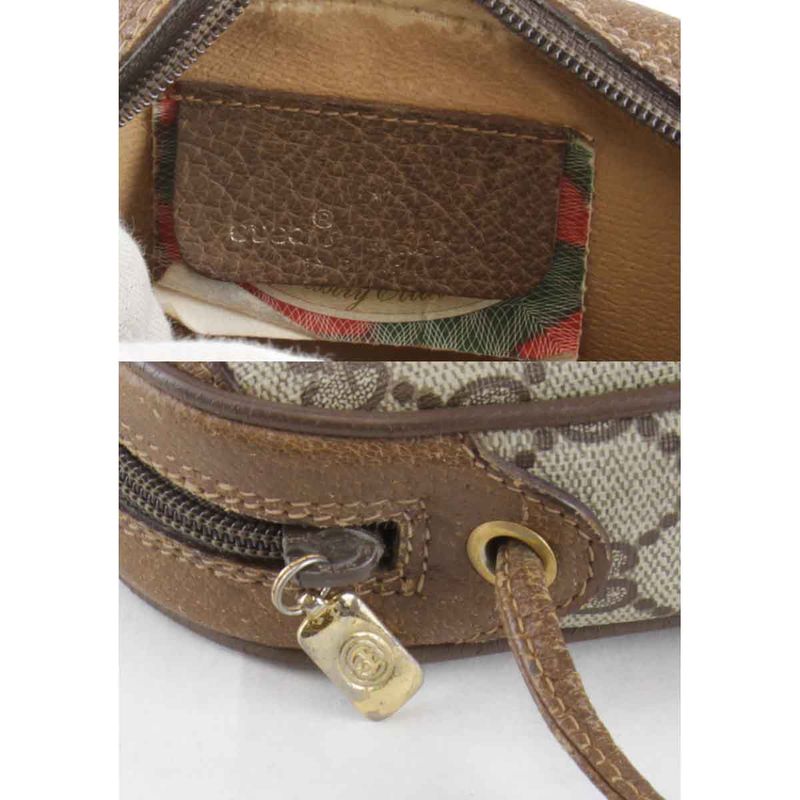 Gucci Old Gucci 8902066 Shoulder Bag GG Supreme Canvas Brown