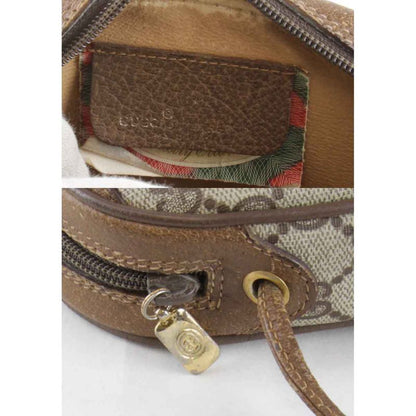 Gucci Old Gucci 8902066 Shoulder Bag GG Supreme Canvas Brown