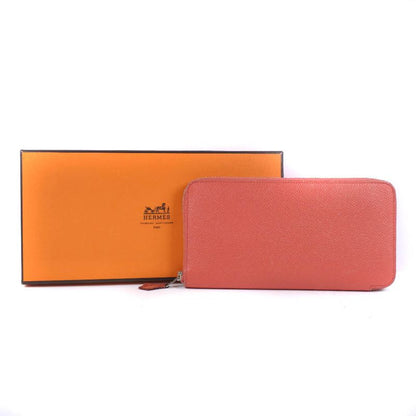 Hermes Azap Silk Inn Long Vaux Epson Rose Jaipur Pink T Ladies Long Wallet