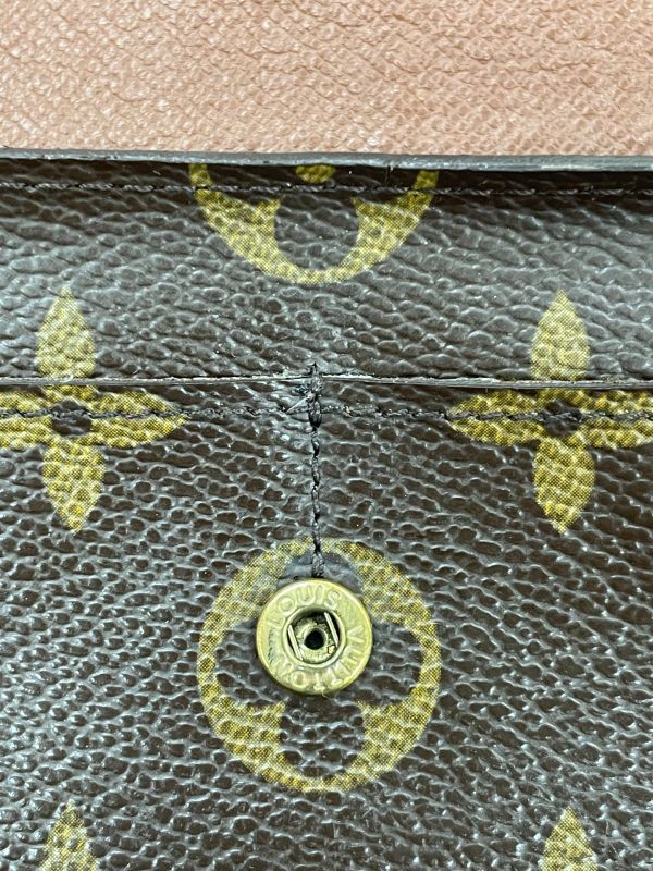 Louis Vuitton Monogram Pochette Portmonnaie Cles Di Long Wallet M61726 Brown