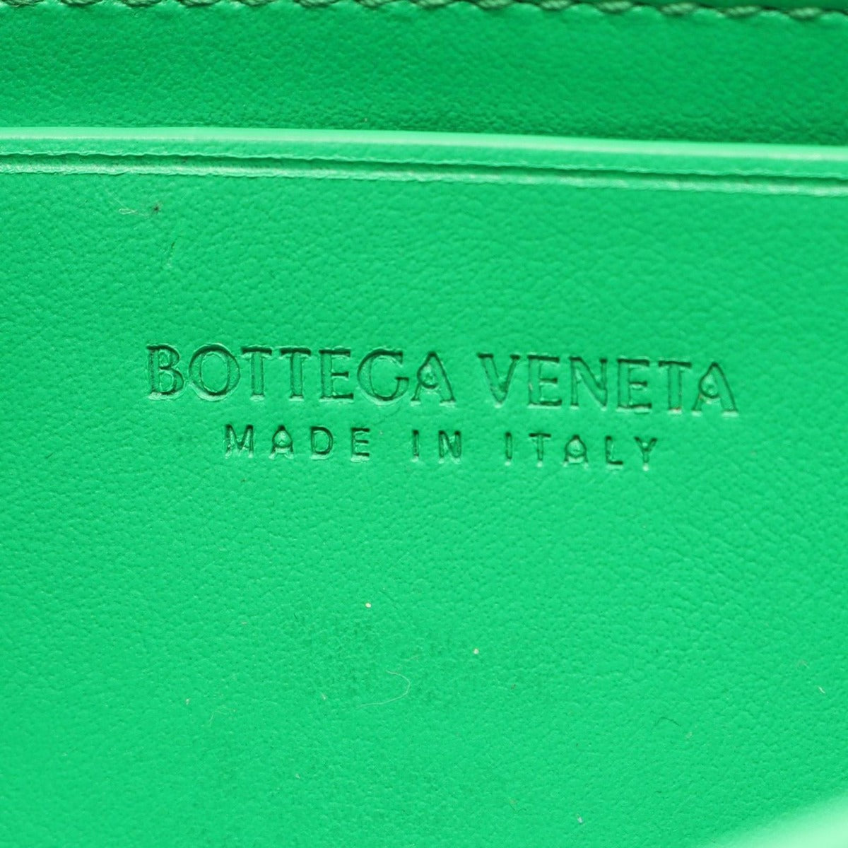 Bottega Veneta Bifold Wallet Intrecciato Green Leather Zip — view 4