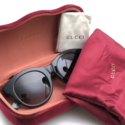 Gucci / Gucci Sunglass Es Glasses Ladies Plastic Black Gg0169sa Cat Eye