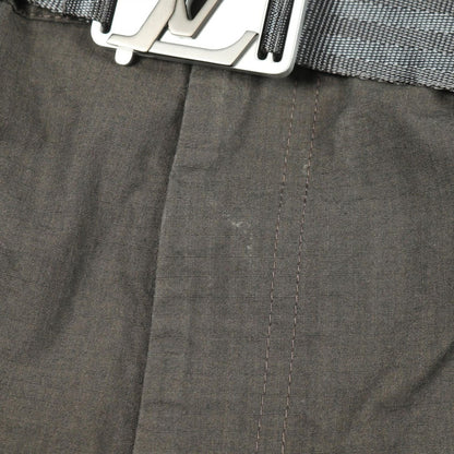Louis Vuitton Pants LV Buckle Khaki Cotton — view 7