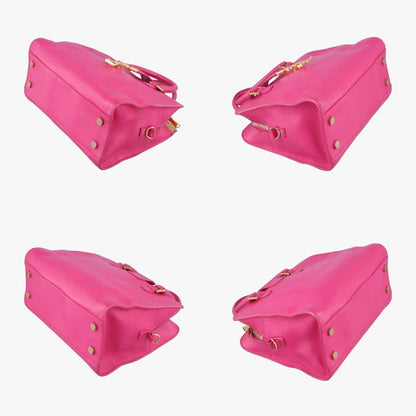 Yves Saint Laurentyves Saint Laurent Baby Cabas Su Rose Red Leather 372087