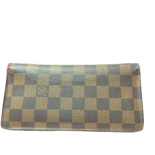 Louis Vuitton Men's Bifold Long Wallet Damier Portefeuille Long Coin Purse