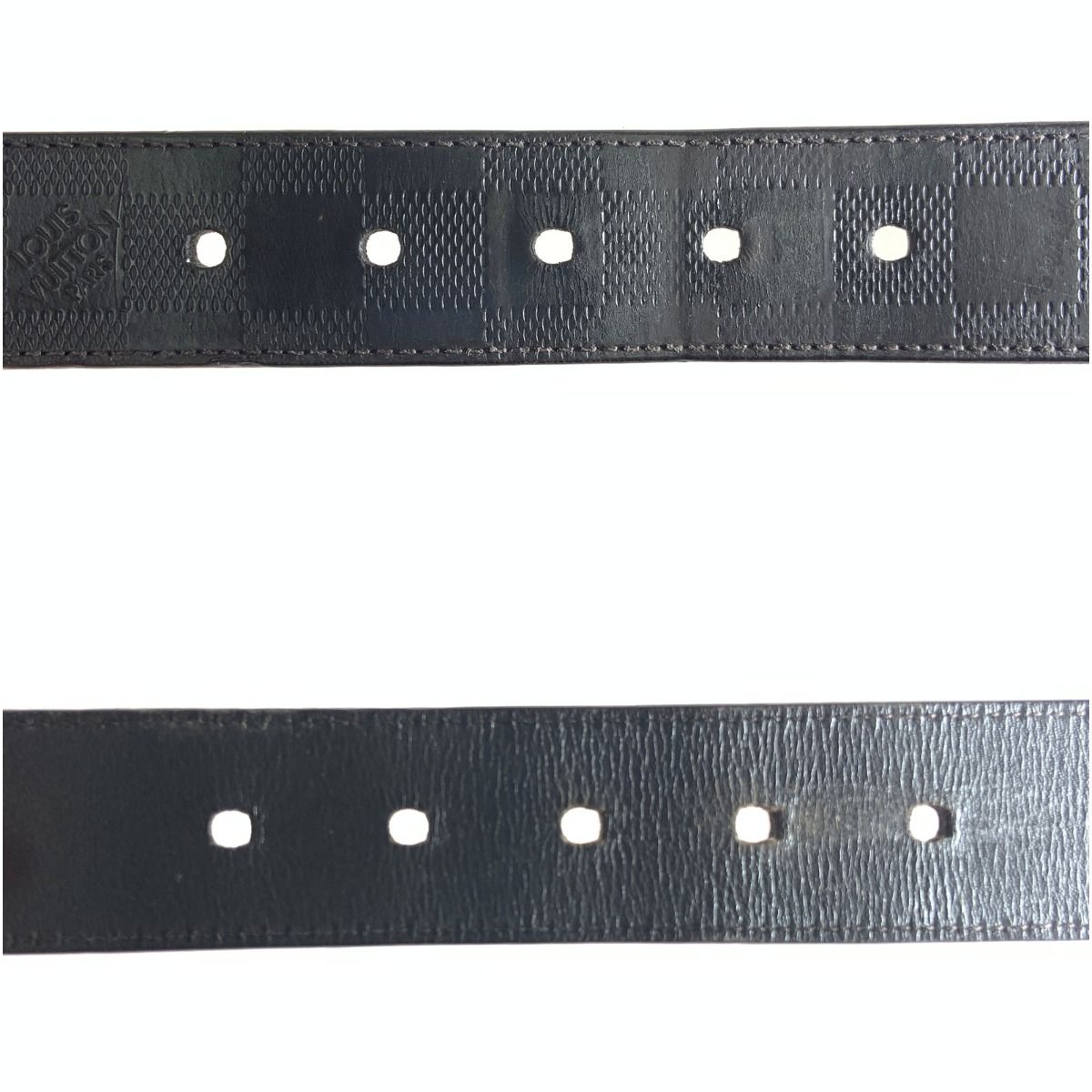 Louis Vuitton Damier Infini Suntulle Boston 35mm (1.38in) Reversible Belt