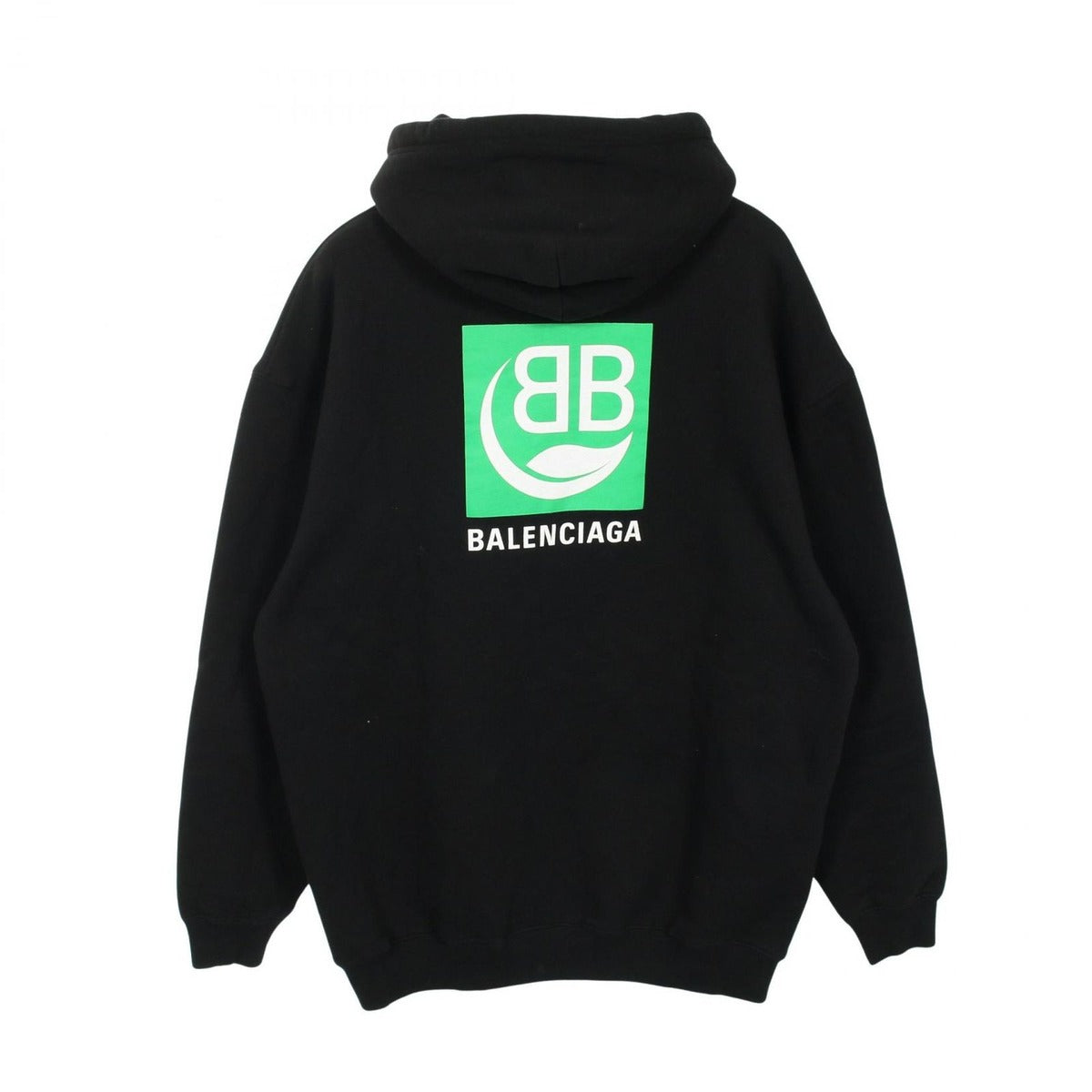 Balenciaga Hoodie Logo Print Cotton — view 2