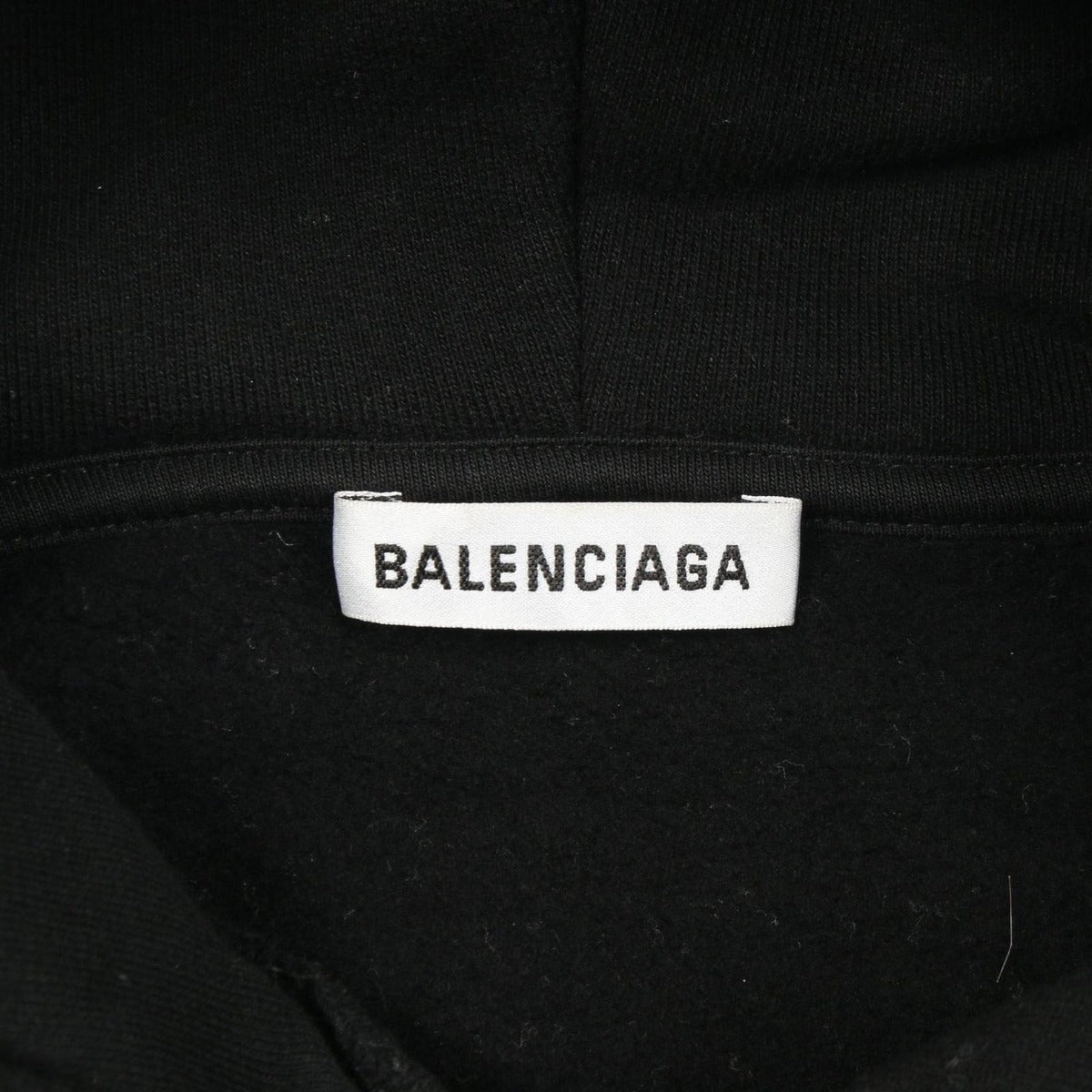 Balenciaga Hoodie Logo Print Cotton — view 3