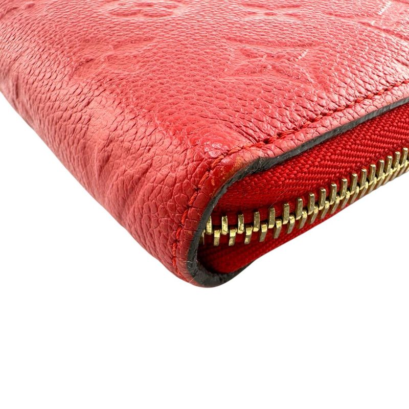 Louis Vuitton M60547 Monogram Empreinte Round Zipper Zippy Wallet Long Wallet