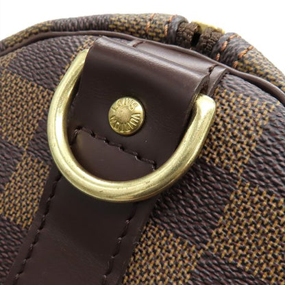 Louis Vuitton Boston Bag Keepall Bandouliere 55 Damier Canvas Damier Ebene Gold