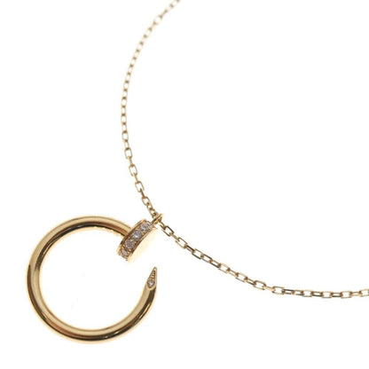 Cartier Juste Un Clou Diamond Necklace Pendant 18K PG Pink Gold