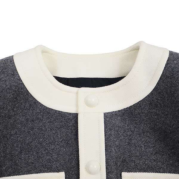 Celine 24aw Bromptpn Jacket&trapeze Mini Skirt Brompton Jacket Wool Trapeze