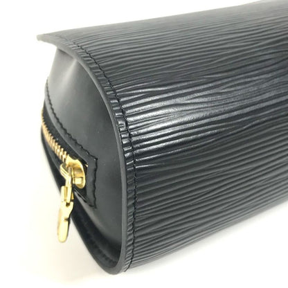 Louis Vuitton Cosmetic Pouch Dauphine PM M48442 Epi Leather Noir Black
