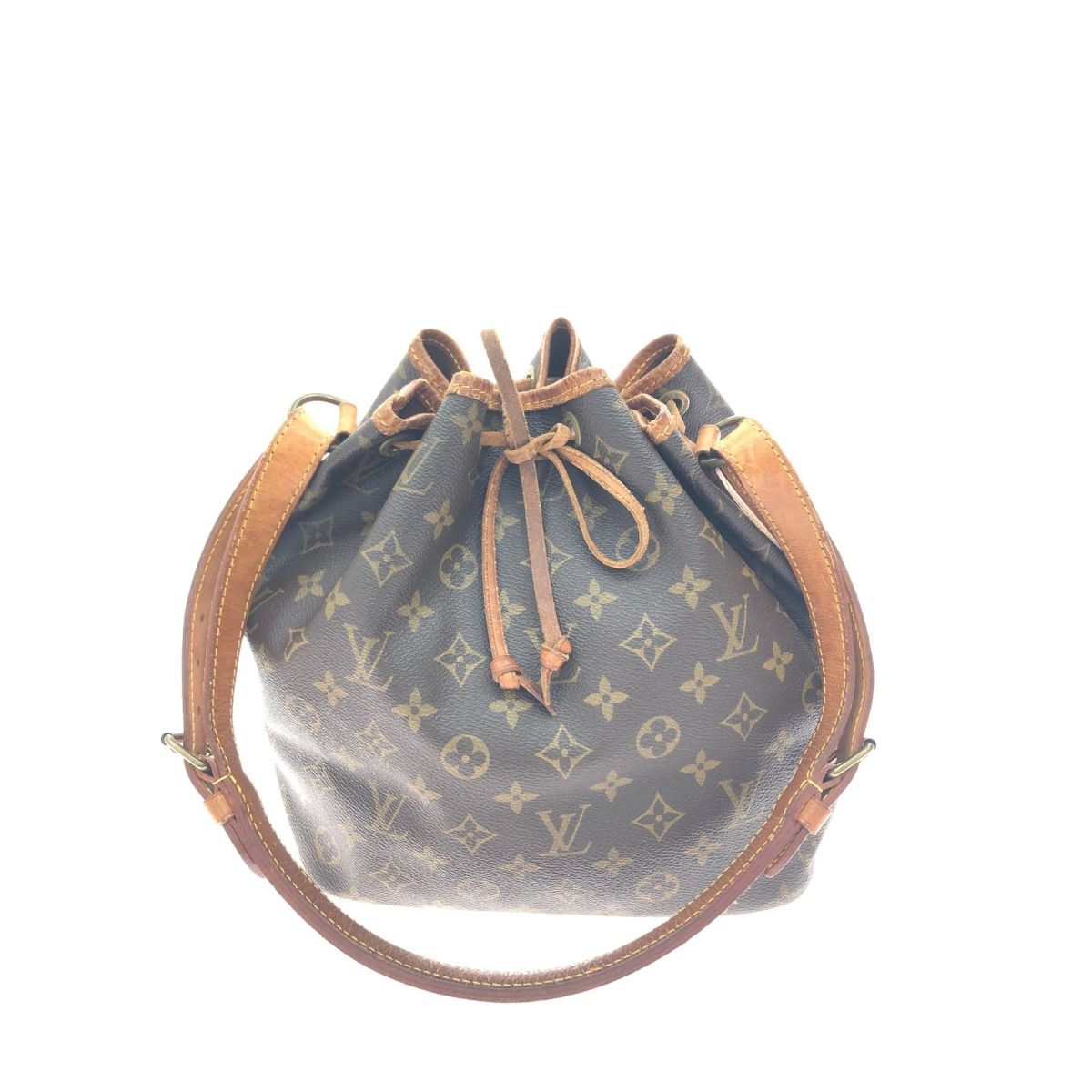 Louis Vuitton Women's Shoulder Bag One Shoulder Draw String Monogram Petit Noe