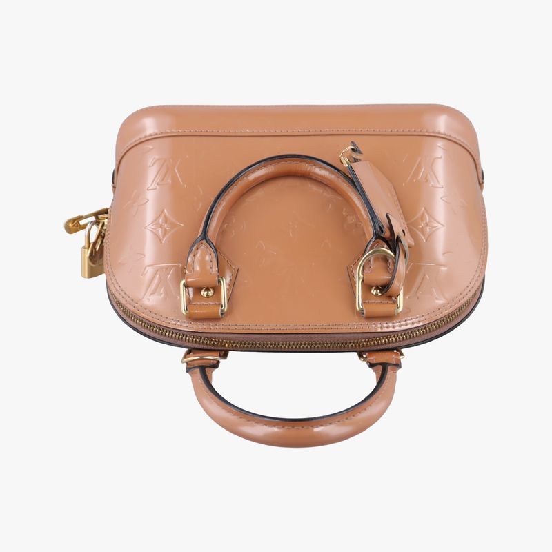 Louis Vuittonalma BB Rose Vert Vernis M91585mi5112