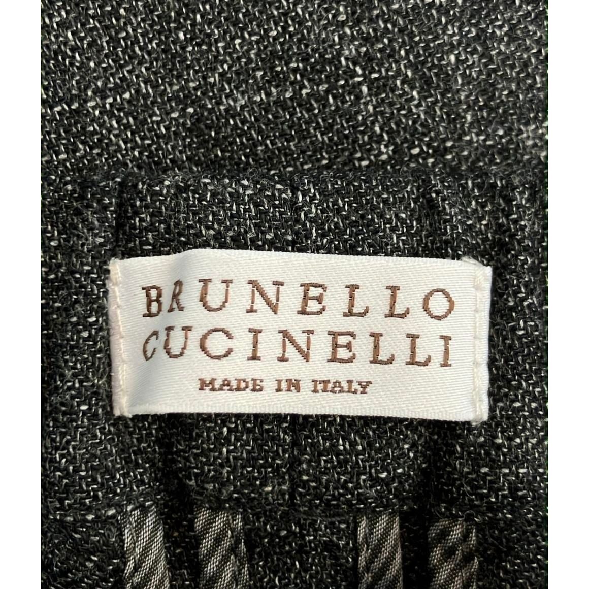 Brunello Cucinelli 2 Tuck Belted Trousers 36 Pants — view 3