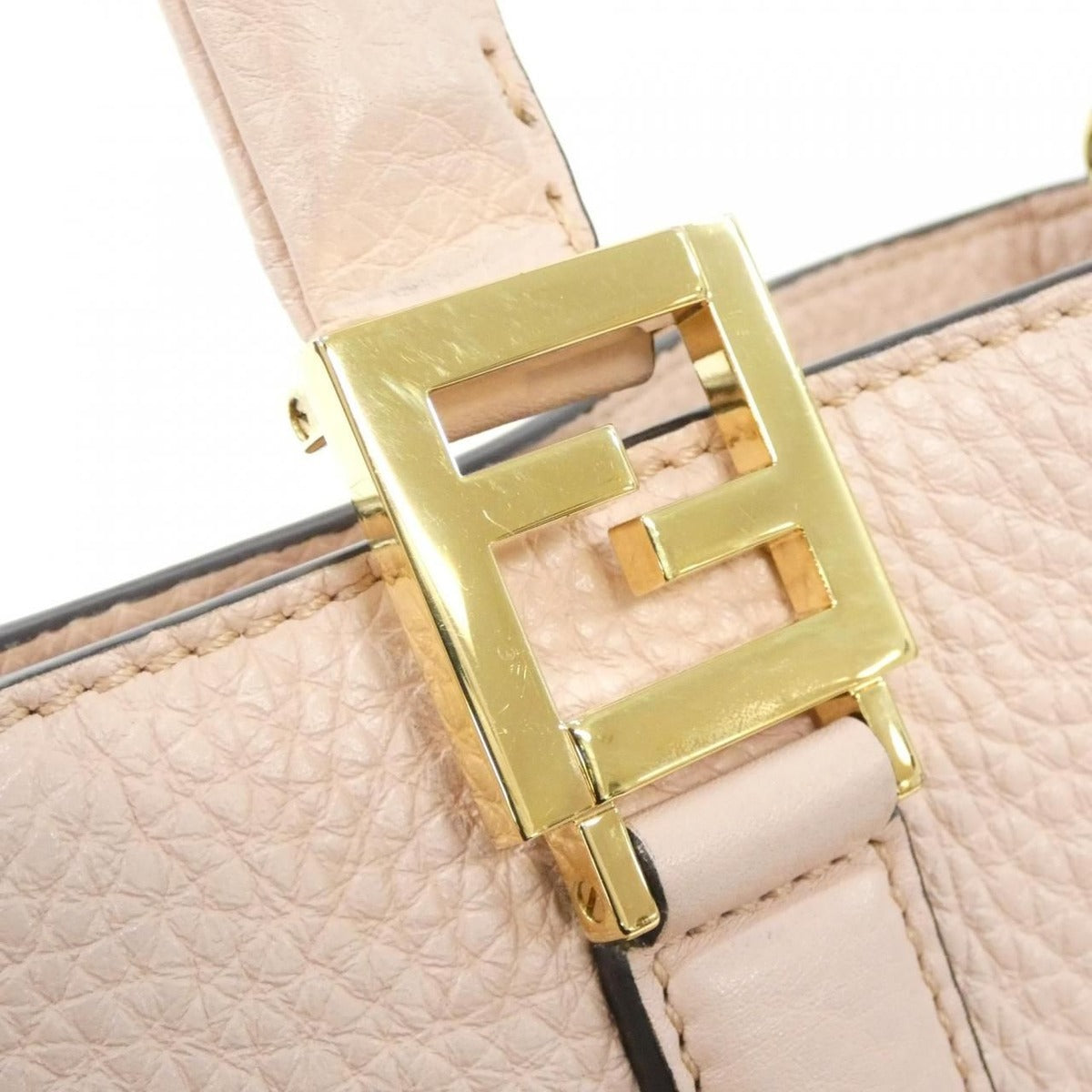 Fendi Selleria FF Tote Small Cipria — view 7