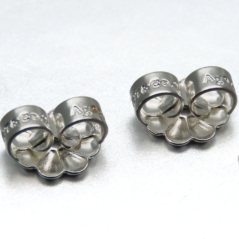 Tiffany & Co Earrings Olive Leaf Heart 925 Silver Approx 1.4g Silver Accessories