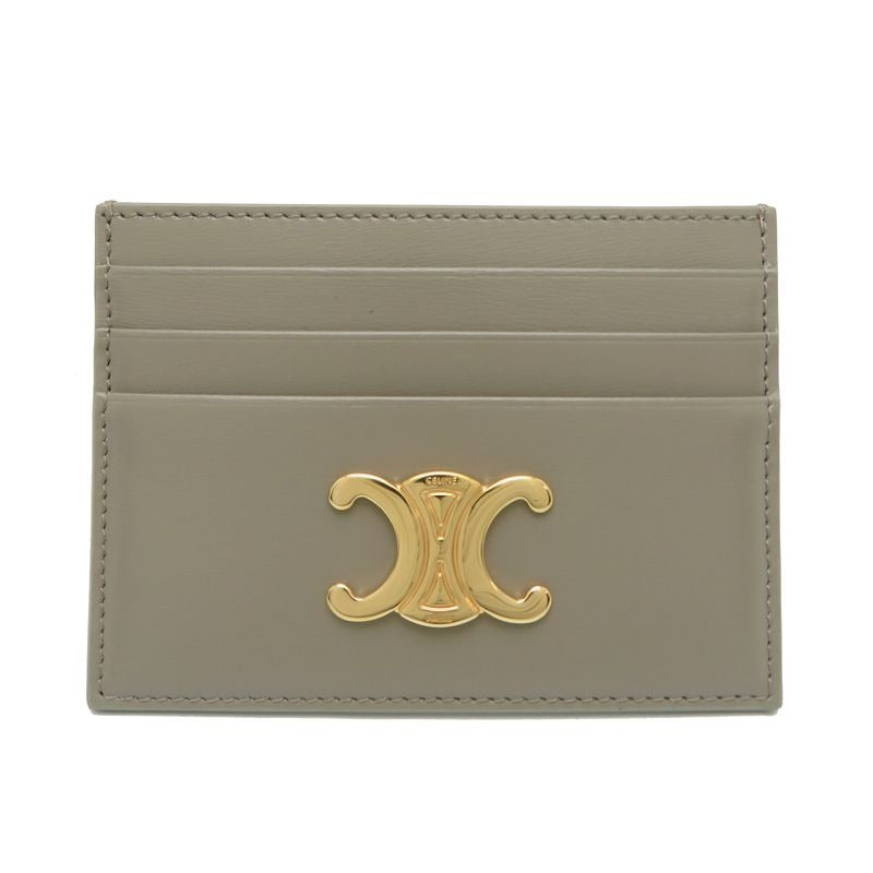 Celine Card Case Calfskin Greige