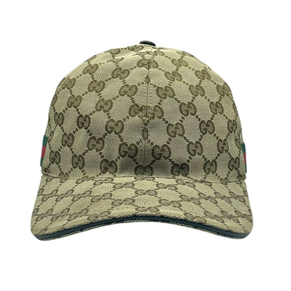 Gucci Hat Baseball Cap GG Canvas Bra — view 2