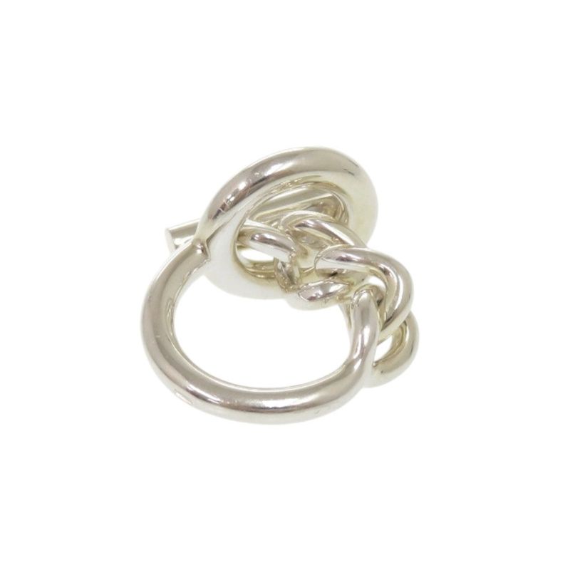 Hermes Croisette Silver 925 Size 51 Silver Ring 1172 Hermes