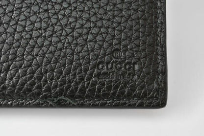 Gucci Wallet Gucci Wallet Fold Wallet 473916 Dorian Black Calf Leather Never