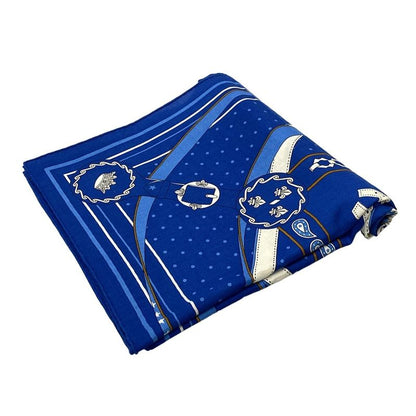 Hermes Stole (shawl) Carre Geant/shawl Carre 140 Blue×white×multi LA Promenade