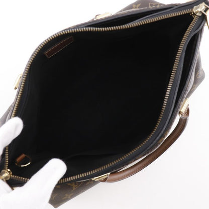 Louis Vuitton Pallas 2WAY Shoulder M41064 Monogram Canvas Noir Black Brown