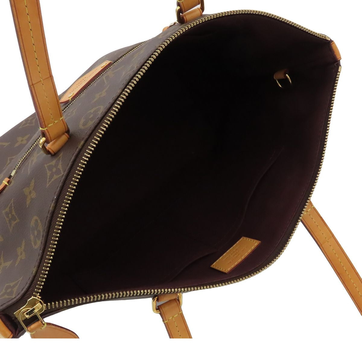 Louis Vuitton Jena PM Brown Gold Monogram Canvas Tote Bag — view 5