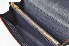 Louis Vuitton Wallet M62125 Monogram Empreinte Portefeuille Sarah Marline Rouge