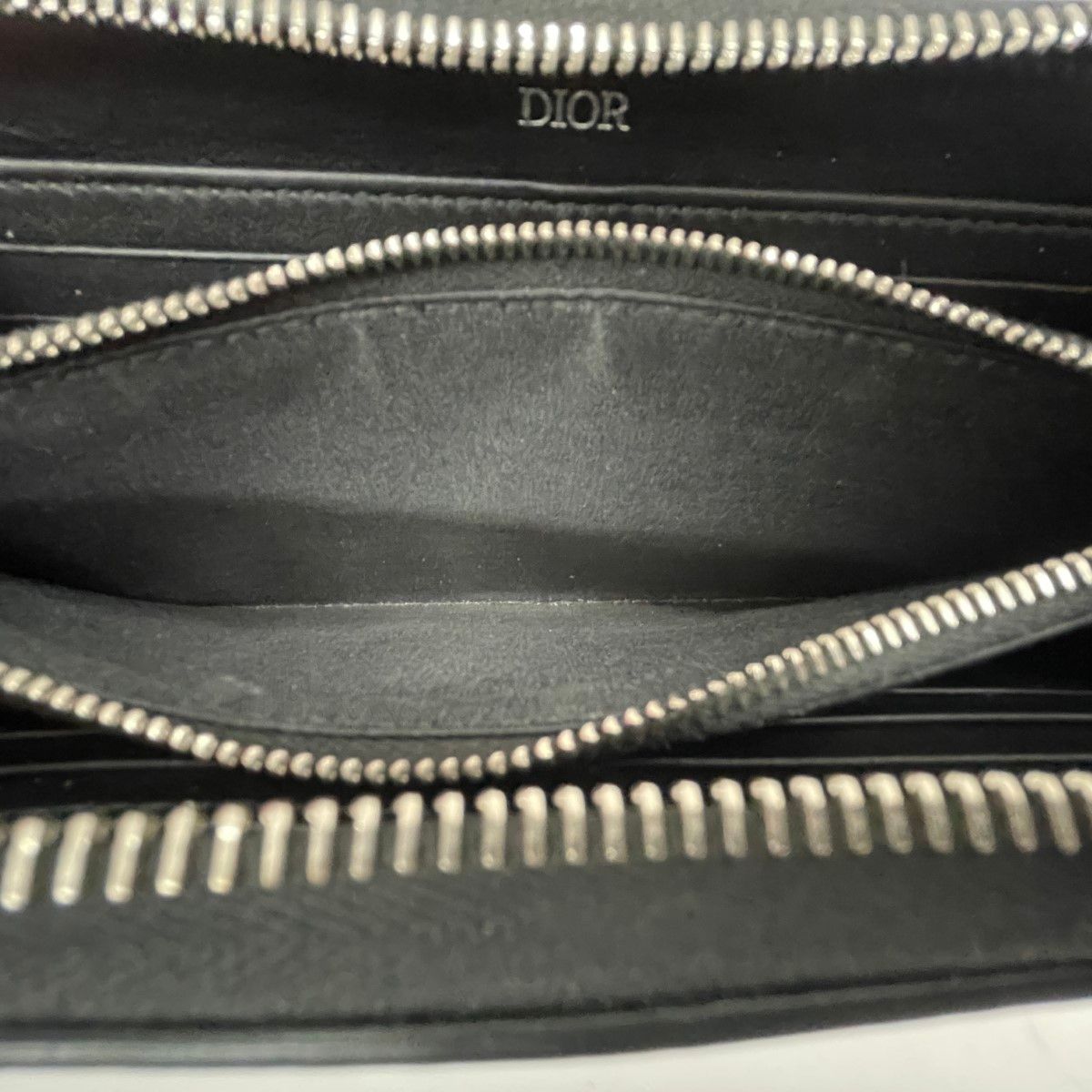 Dior Long Wallet Saddle Long Zip Wallet 2adbc315ykk_h00n Black
