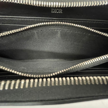 Dior Long Wallet Saddle Long Zip Wallet 2adbc315ykk_h00n Black