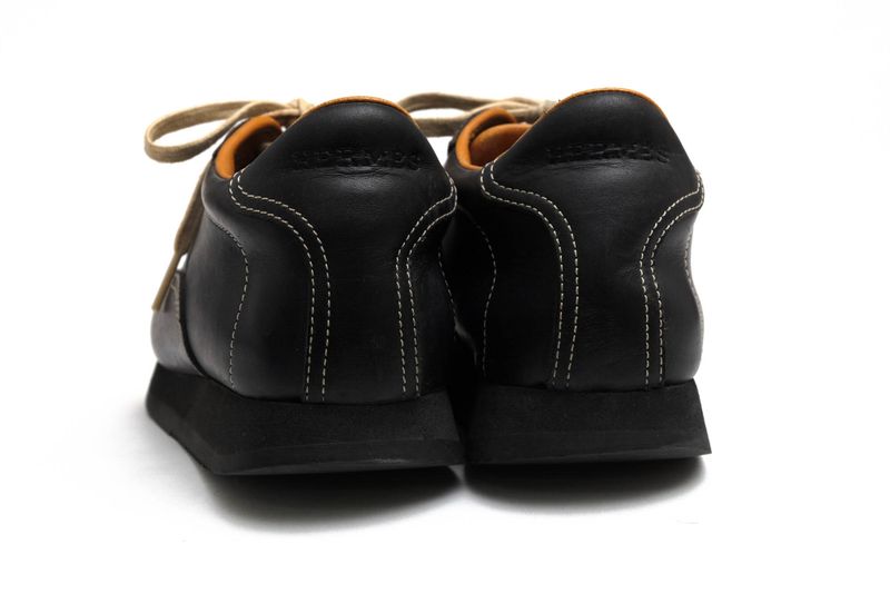 Hermes Shoes Sneakers Shoes Low Cut Ladies Women Leather Genuine Black Quick