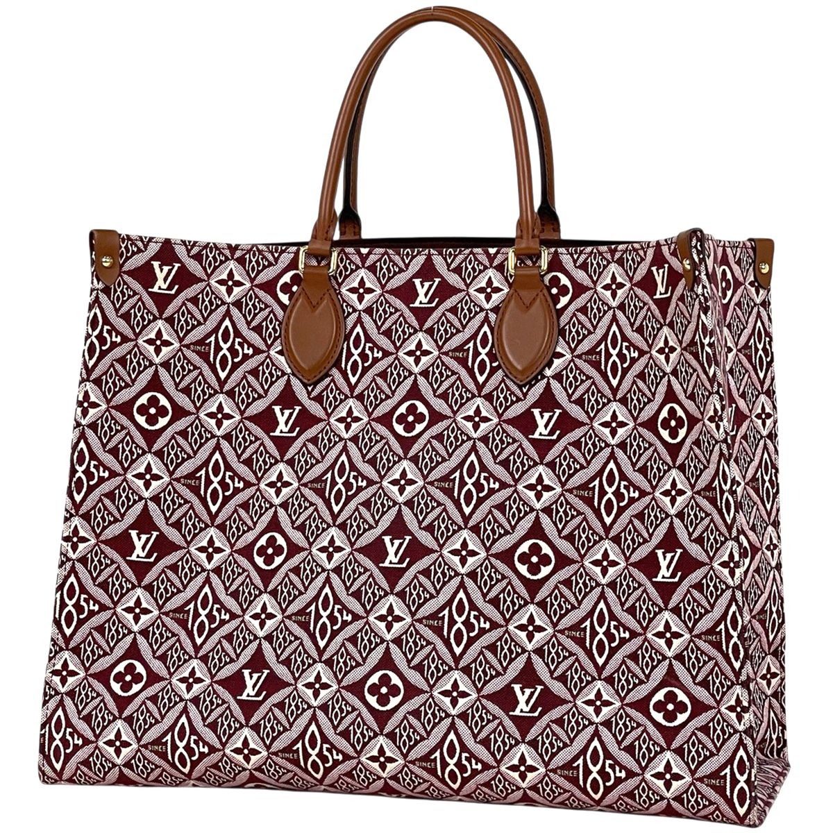 Louis Vuitton On The Go GM 2-Way Shoulder Bag Monogram Jacquard