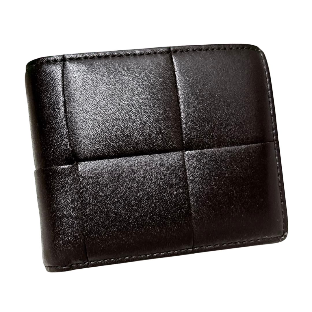 Bottega Veneta Cassette Bifold Wallet with Coin Pass
