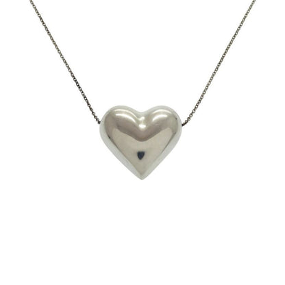 Tiffany & Co Pinching Heart 925 Silver Necklace 1858
