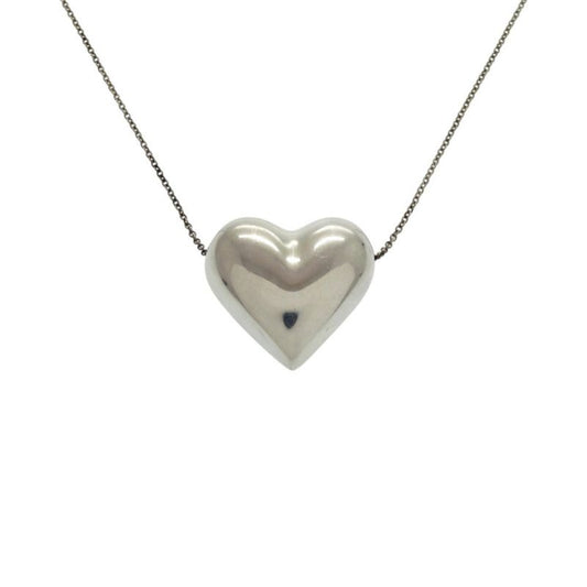 Tiffany & Co Pinching Heart 925 Silver Necklace 1858