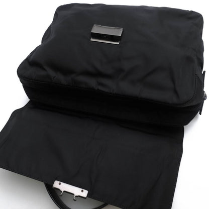 Prada Bags Handbags Bags Tote Women Women's Nylon Leather Genuine Black B7496