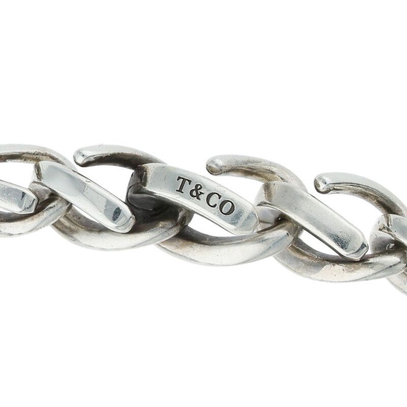 Tiffany & Co Forge Medium Link Silver Bracelet Men's L