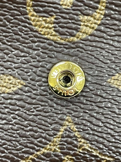 Louis Vuitton Monogram Portefeuille Emilie Zipper Long Wallet M41943 Brown ×