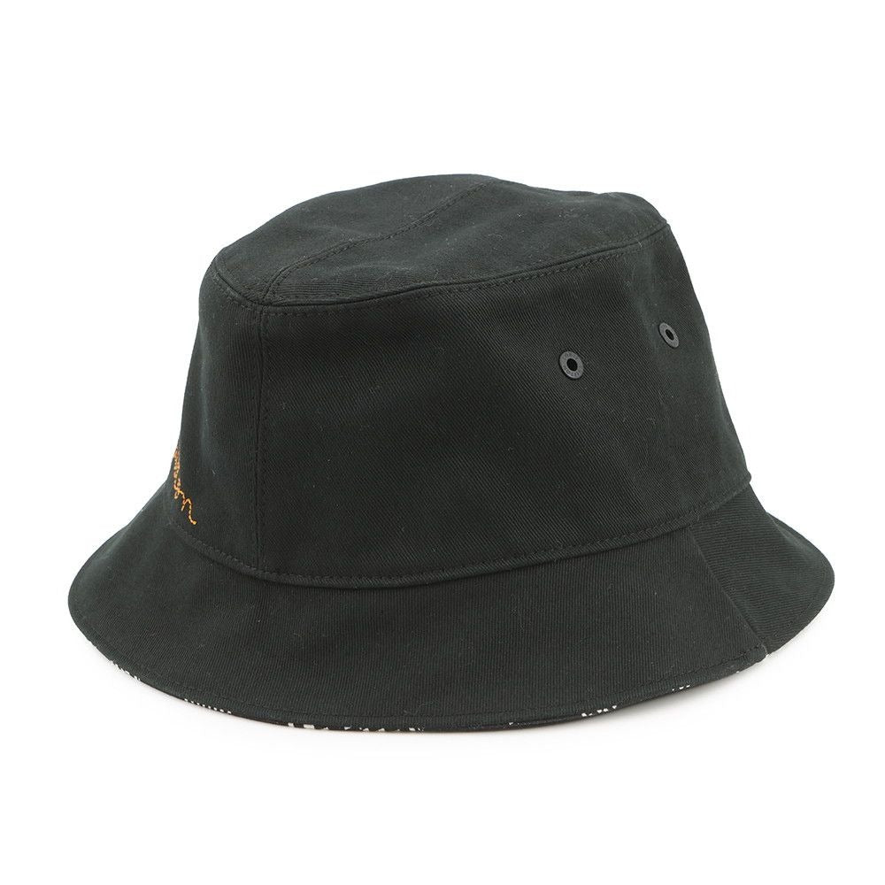 Louis Vuitton Hat Bonneted Damier Reversible Bucket Cotton Black White