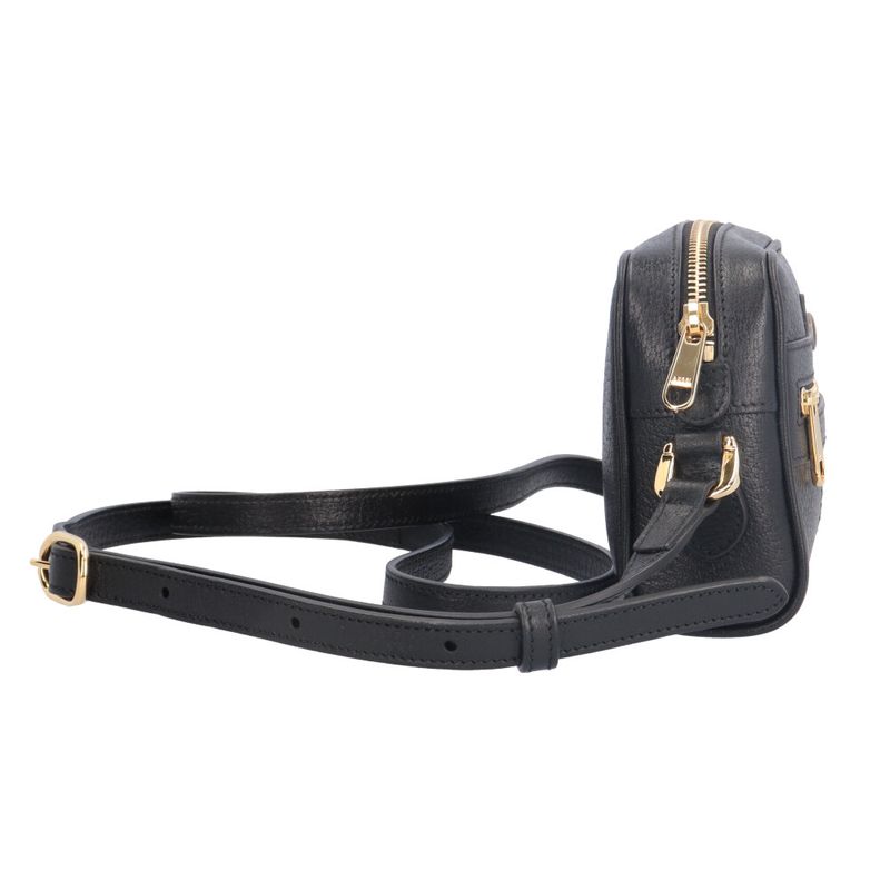 Gucci Mini Bag Sherry Line Shoulder Bag Leather 517350 Navy Ladies Gucci