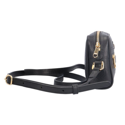 Gucci Mini Bag Sherry Line Shoulder Bag Leather 517350 Navy Ladies Gucci