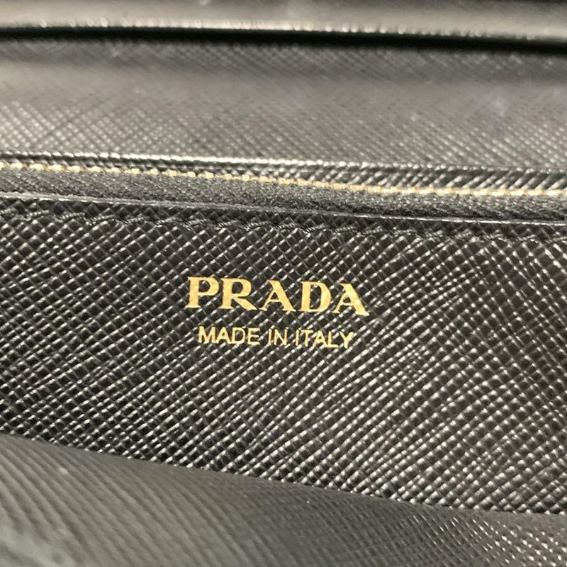 Prada Long Wallet - 1mh132 Black Leather