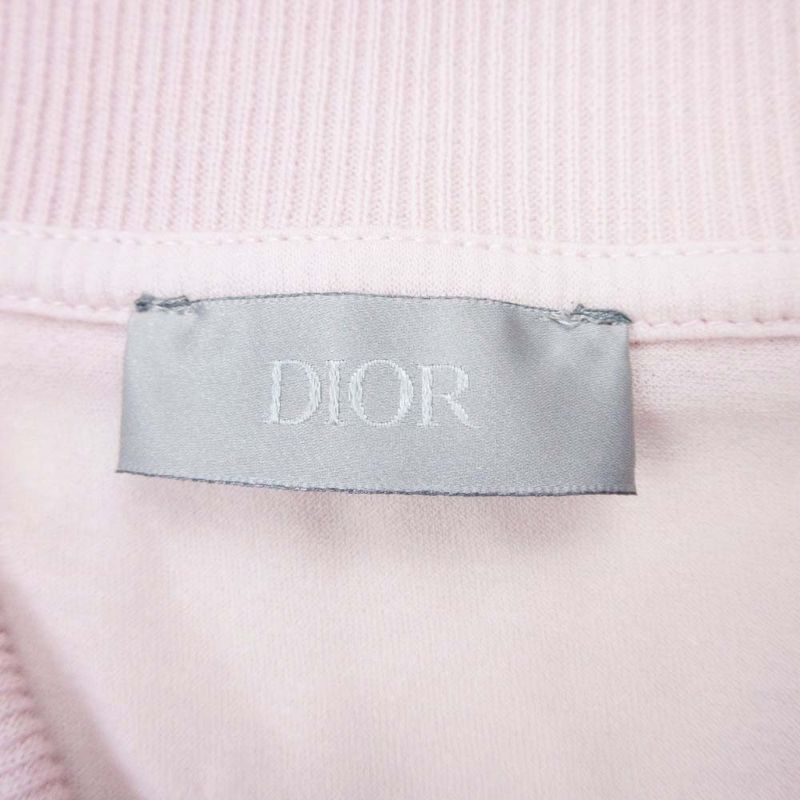 22aw Dior Long Sleeve Polo Shirt Cut and Sewn Tops Cotton Nylon Light Hand Logo