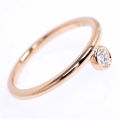 Link-de-Hermes Diamond Ring No 48 750pg 18K Pink Gold Ring Jewelry-